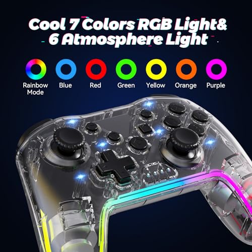 Wireless Controller with RGB Backlight and Adjustable Turbo R858068