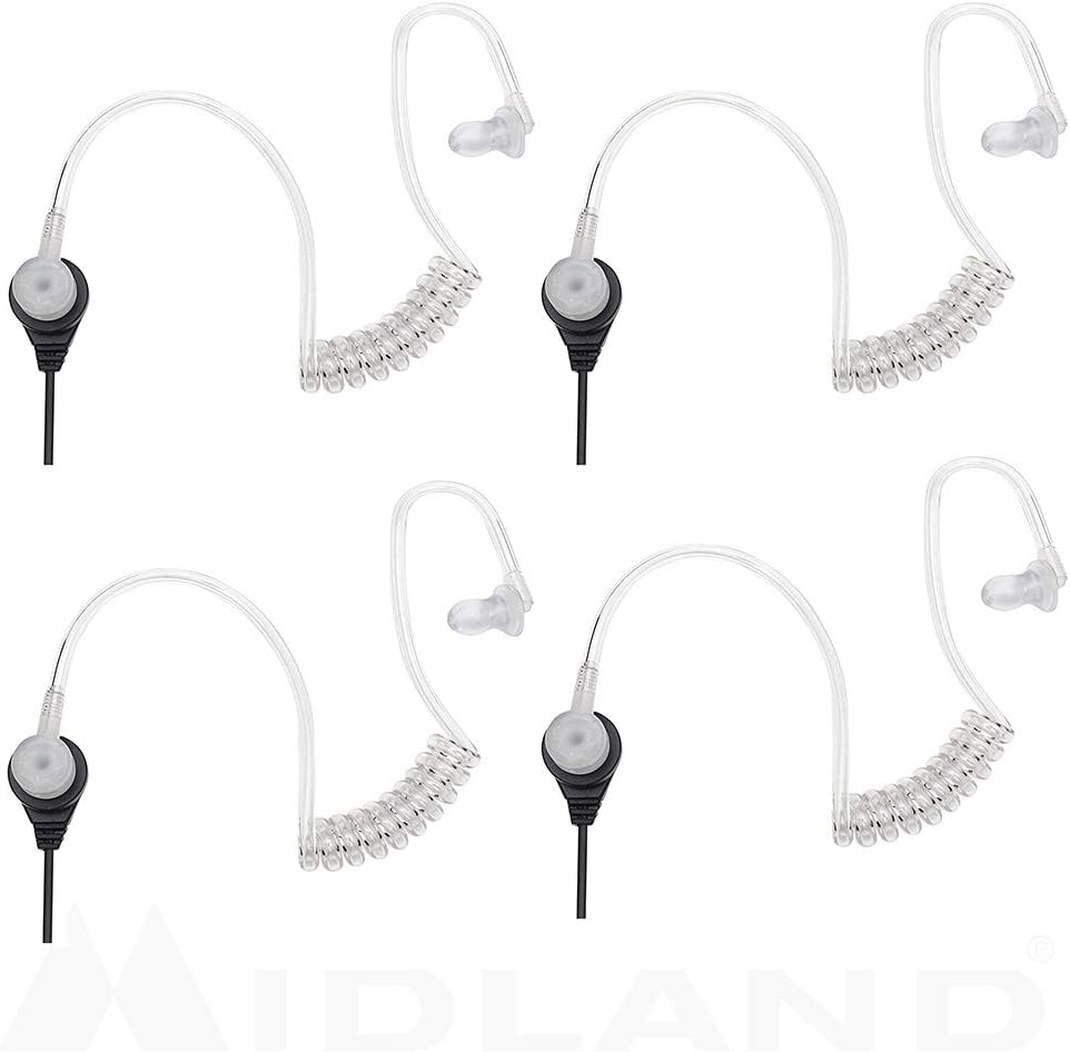 Transparent Security Headsets with PTT/VOX (4-Pack) L6868