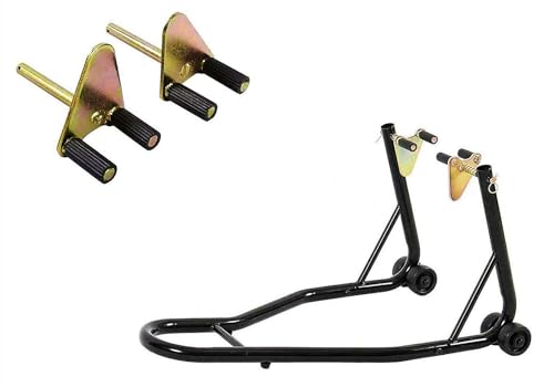 Motorcycle Front Wheel Lift Stand 485LBS Black L327948