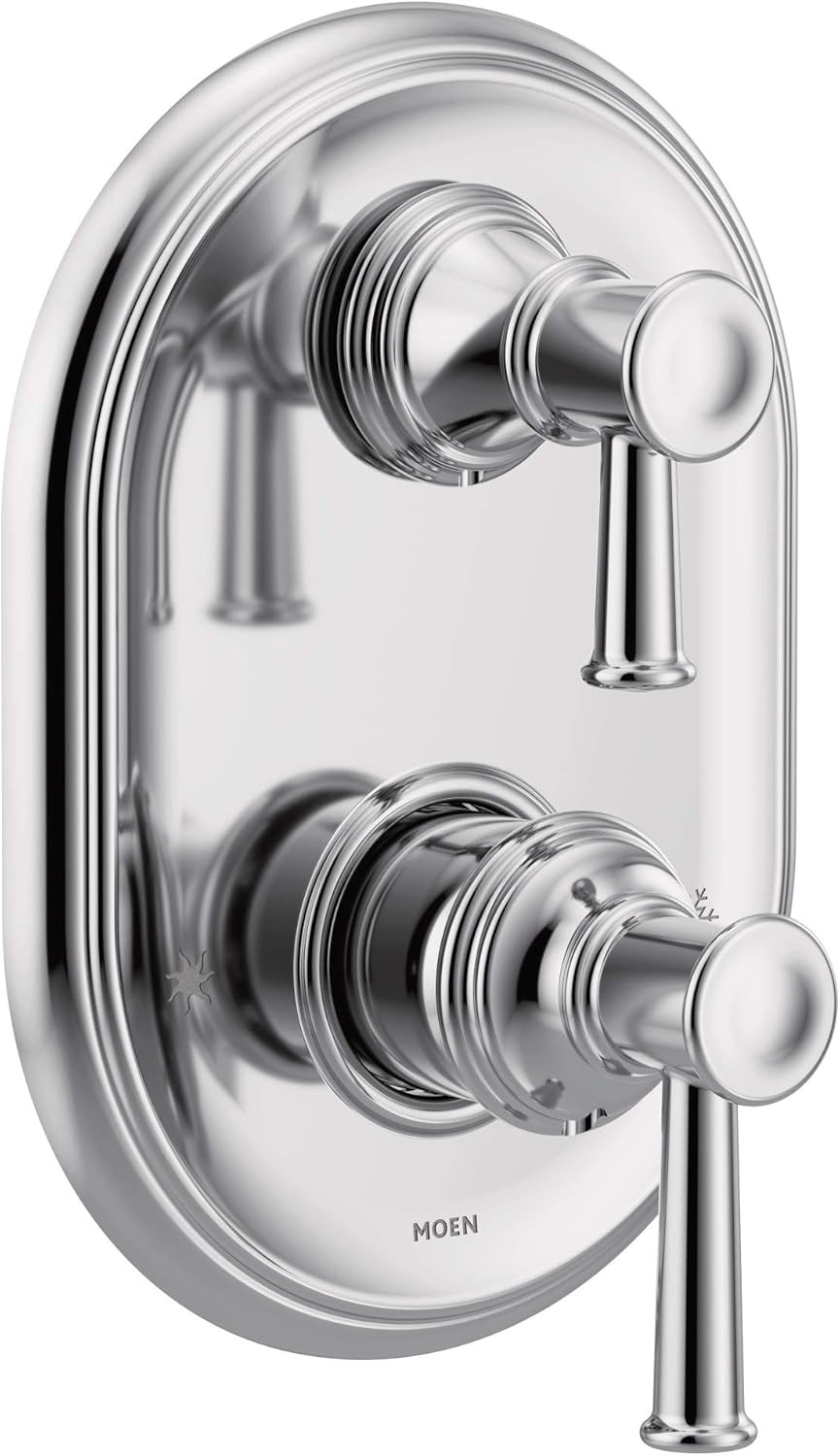 Polished Nickel 2-Handle Shower Trim with Integrated Transfer Z874