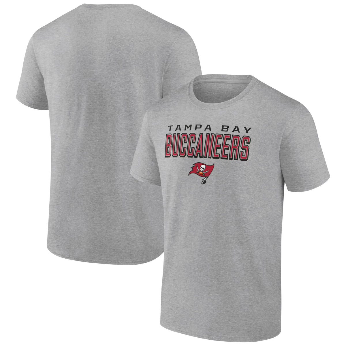 Heather Gray Tampa Bay Buccaneers T-Shirt Z788
