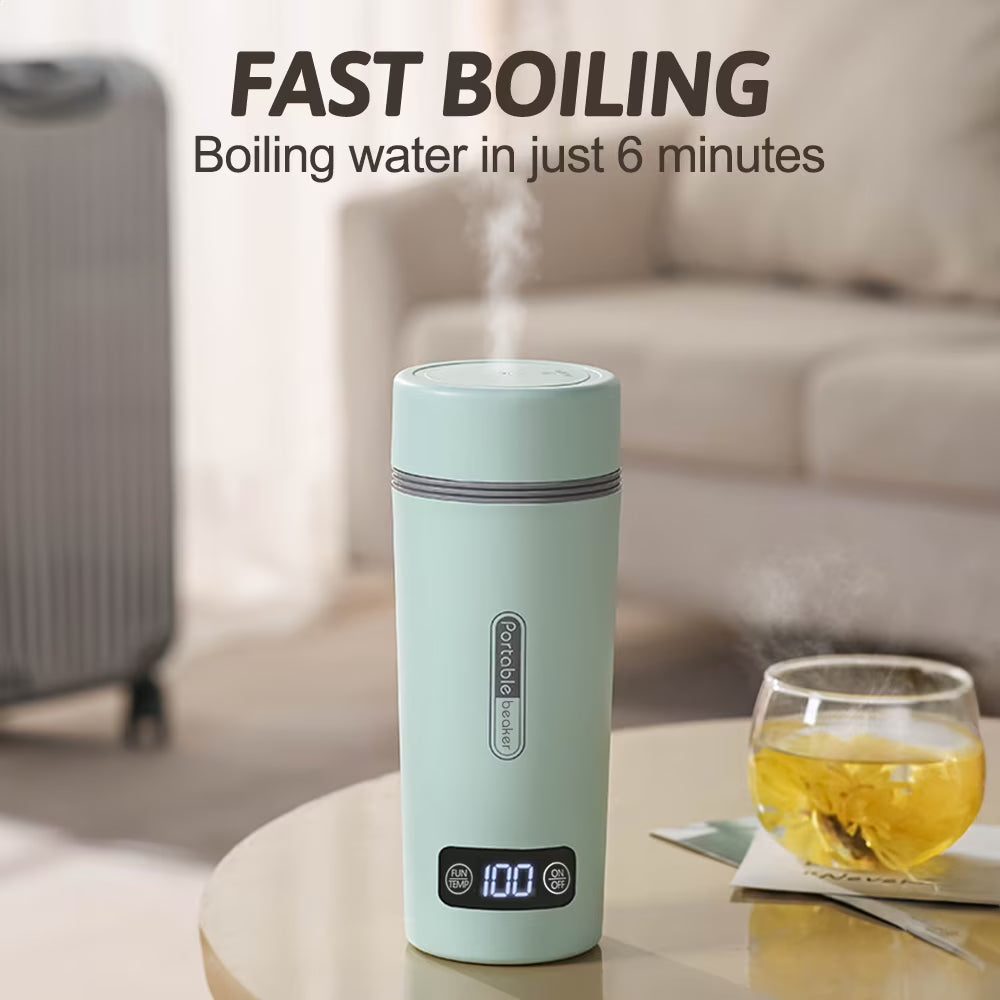 Portable Electric Kettle 350ml Stainless Steel H380876