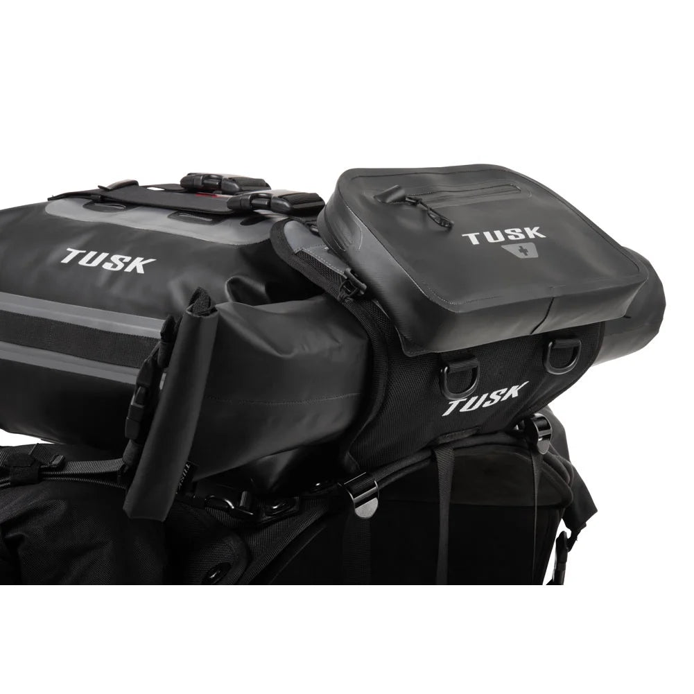 Rackless Luggage System with Small Dry Duffel Tail Bag Standard Heat Shield H780
