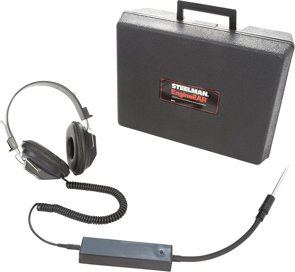 Noise-Canceling Stethoscope with Microphone, 9 Volt Battery, Pack of 2 D317