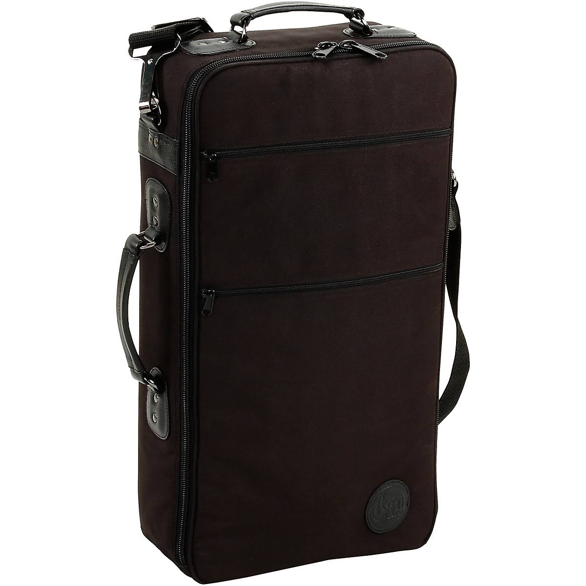 Compact Triple Trumpet Gig Bag Synthetic with Leather Trim U604