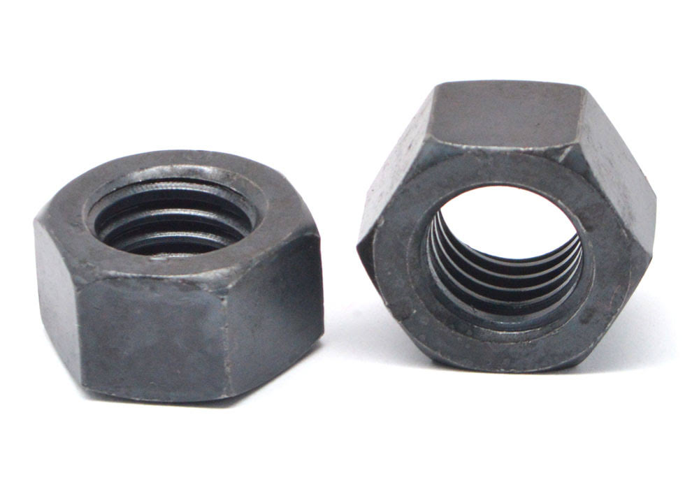 1 1/2x22-6 Coarse Thread Grade 8 Finished Hex Nut Medium Carbon Steel Black Oxide Pk 55 R92150