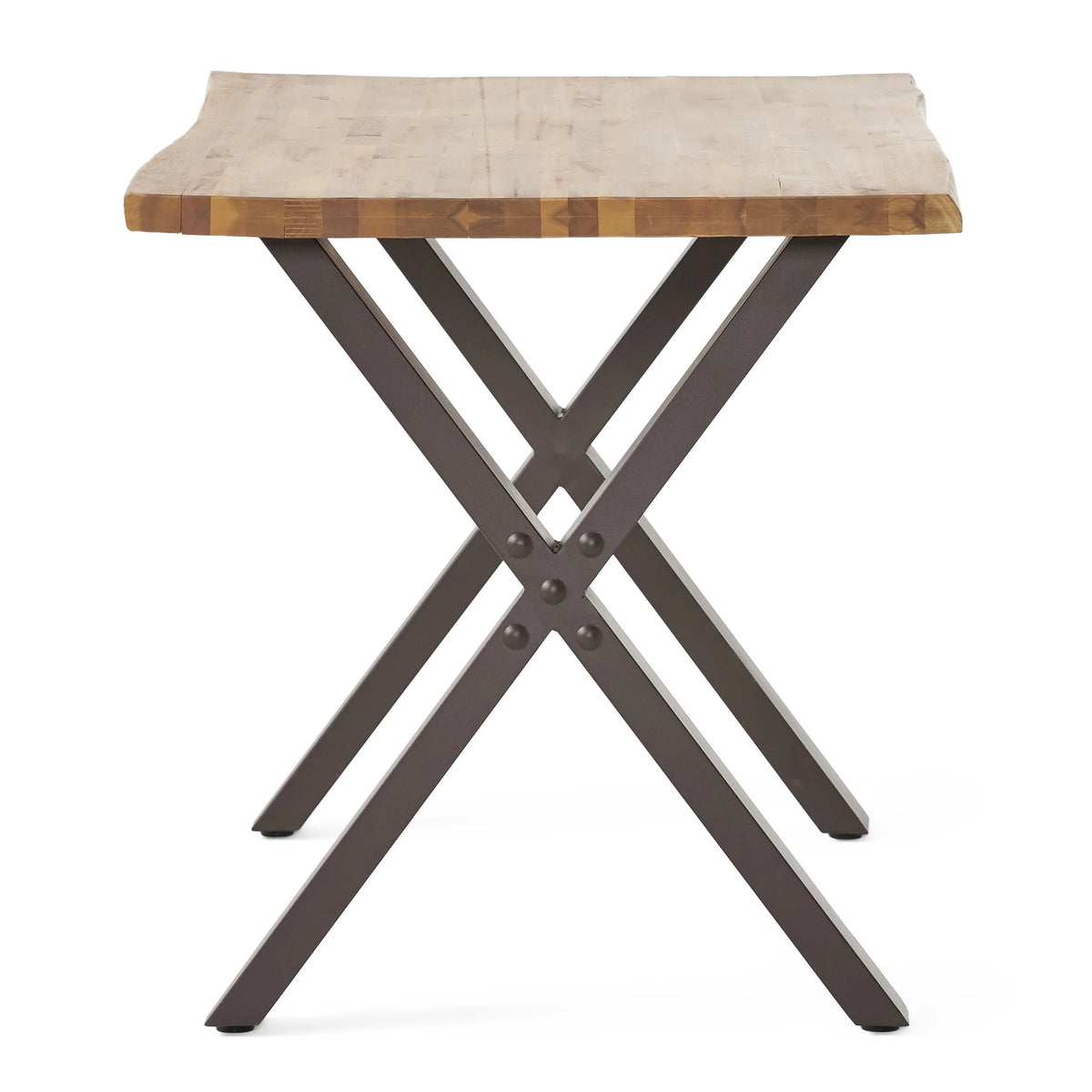 Acacia Desk with Iron Legs K9080