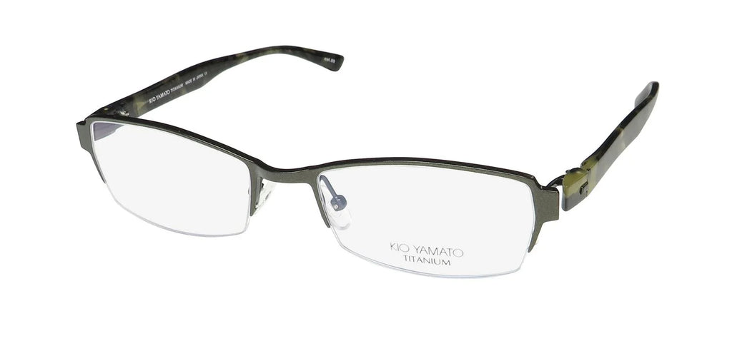 Titanium Half-Rimless Eyeglass Frame V2891