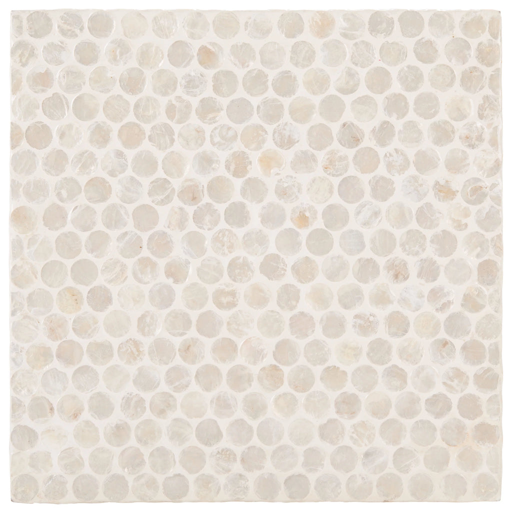 White Square Accent Table M3789