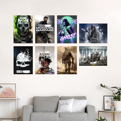 8 Pcs 16.5 x 11.5 inch Wall Decor Posters T596