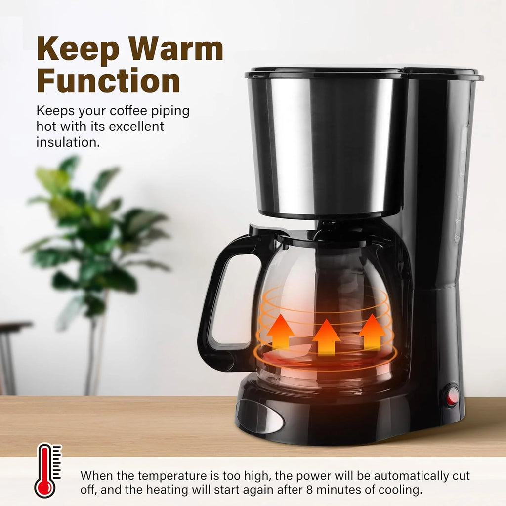 12 Cup Stainless Steel Drip Coffee Maker W590742