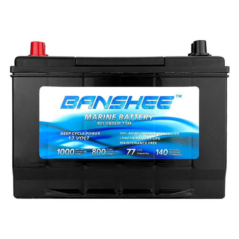 Group Size 27 Deep Cycle Marine Battery V1895