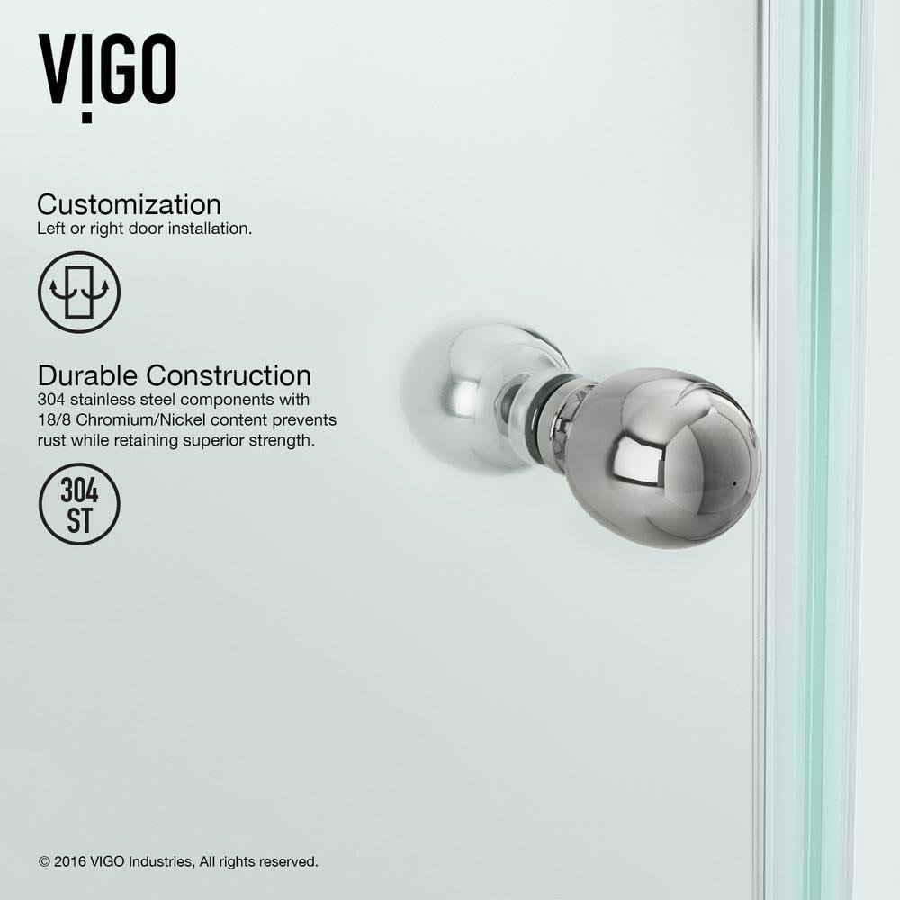 Frameless Neo-Angle Shower Enclosure with Low-Profile Base D36007