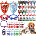 60 Pieces Christmas Dog Bandanas Y33343