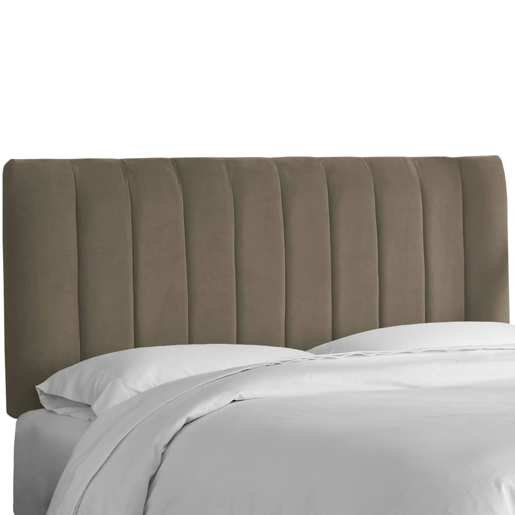 California King Velvet Headboard N296