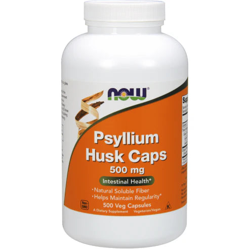 Psyllium Husk Caps 500 mg 500 caps E6058