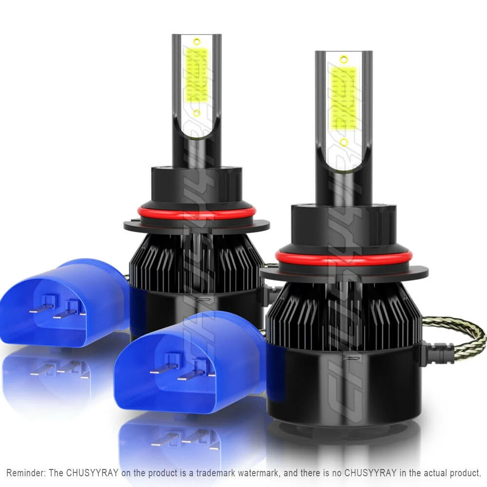 4PC LED Headlight Hi Lo Fog Light 6000K Bulbs D98492