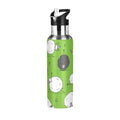 Green Stainless Steel Insulated Water Bottle with Straw Lid A4138