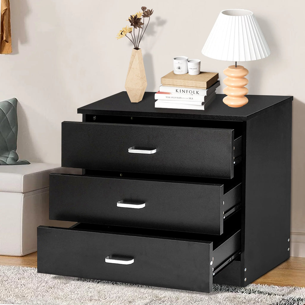 Black 4 Drawer Dresser E111084