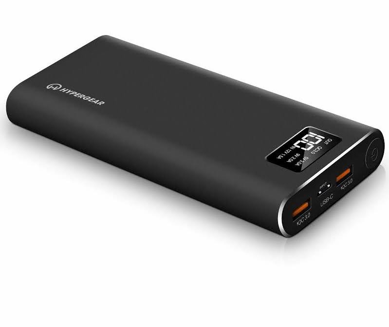 26800mAh Dual QC-3.0 USB-C Portable Charger Black U221433