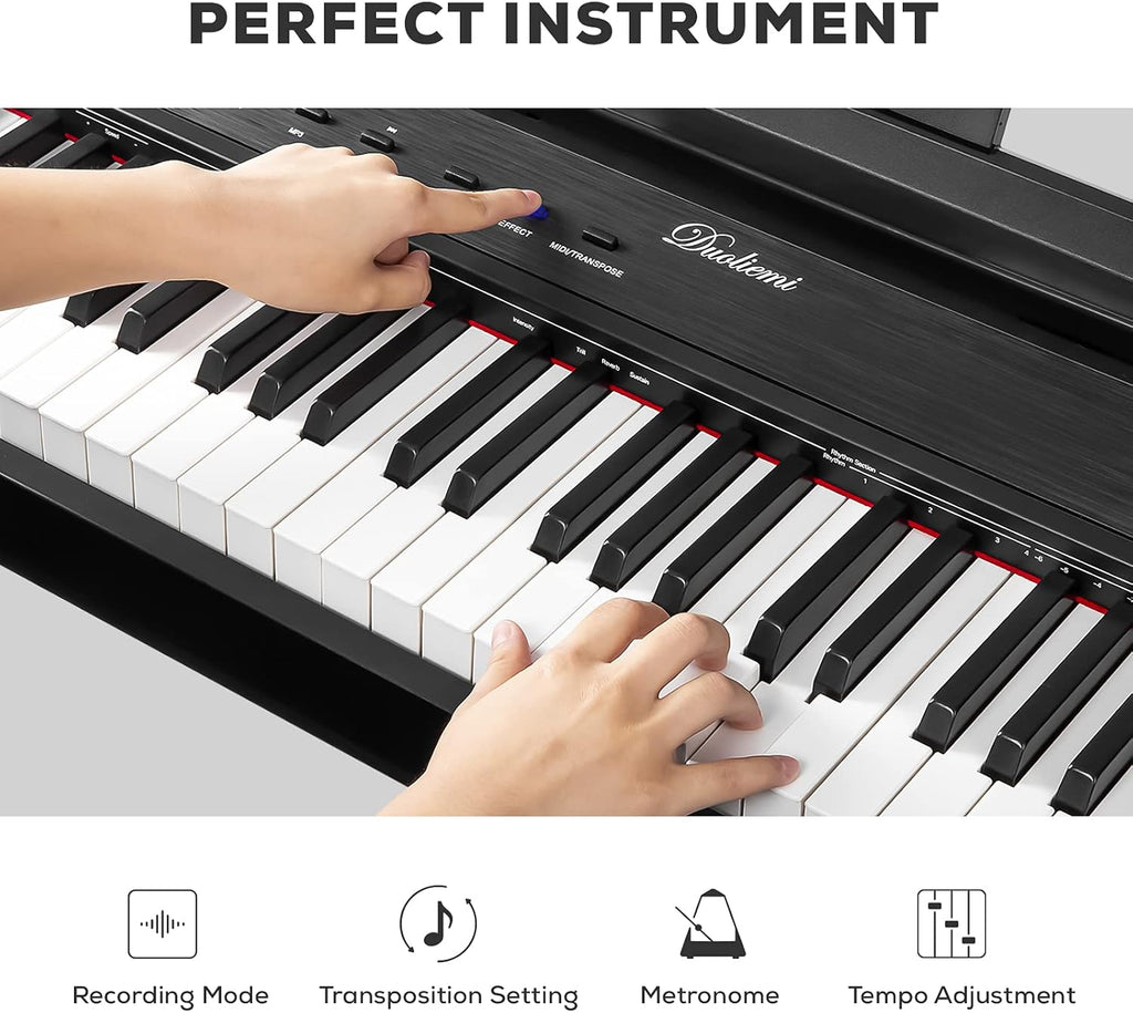 88 Key Full Size Weighted Digital Piano with Sustain Pedal T711586