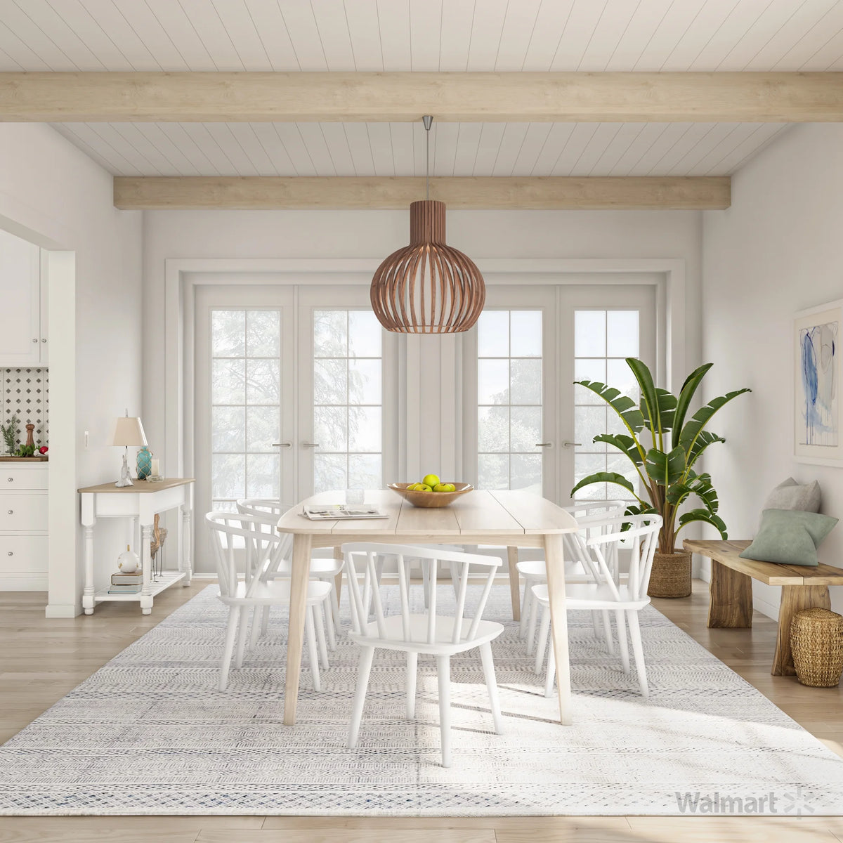 White Dining Chairs Set of 2 A855807