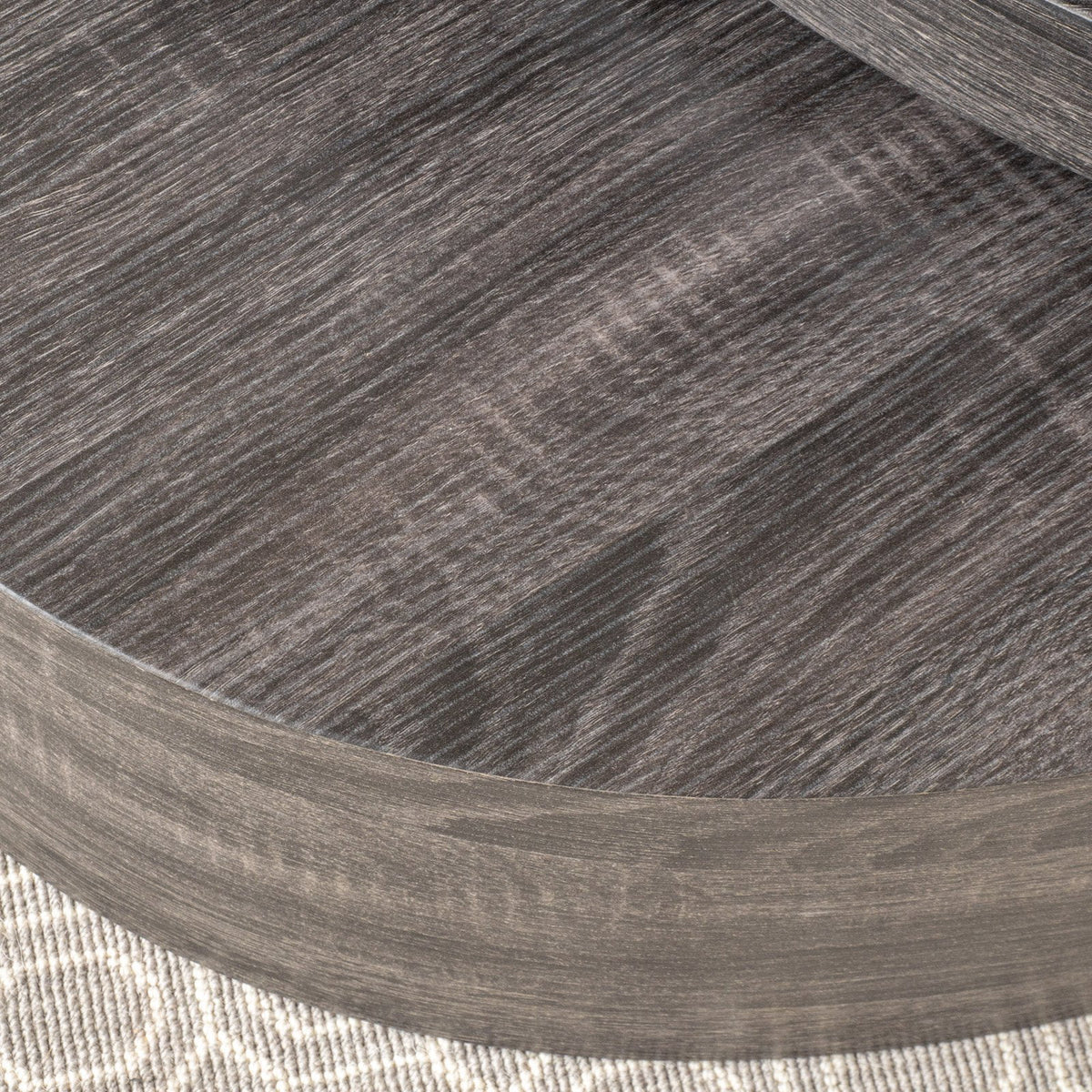 Oval Rotating Wood Coffee Table R451363