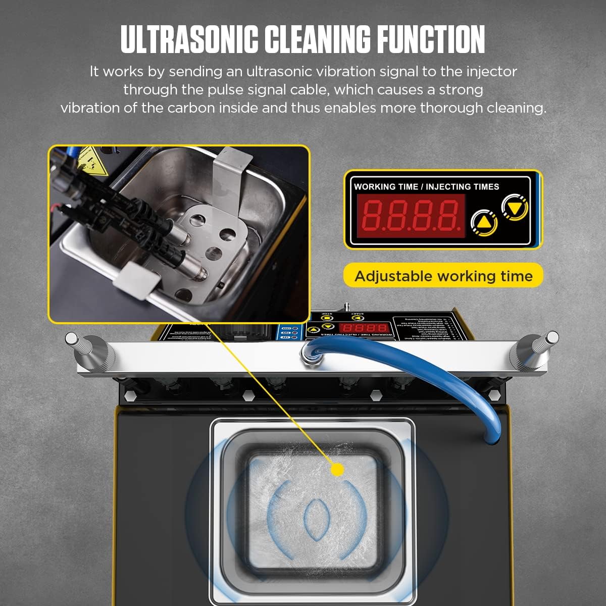 110V/220V Fuel Injector Cleaner & Tester P59470