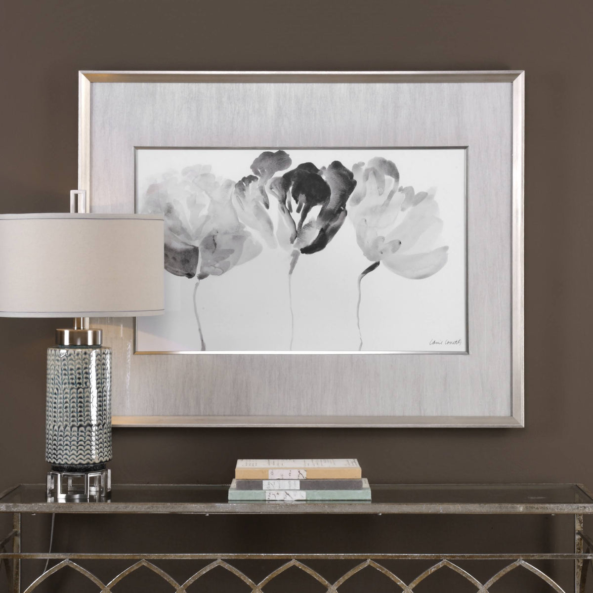 Trio in Light Floral Print B829404