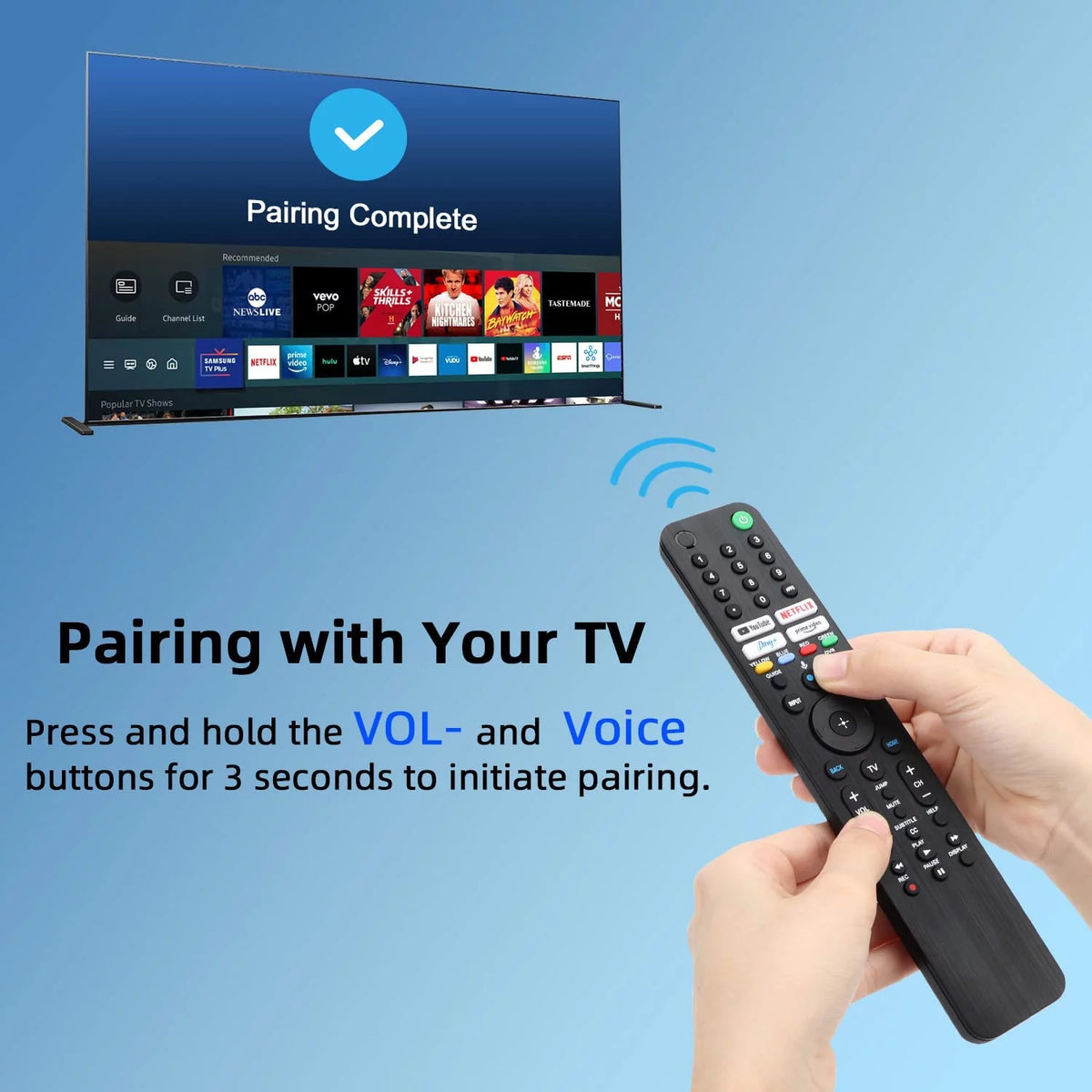 Voice Remote Control for Sony TV Z79478