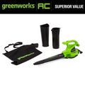 12 Amp 375 CFM Corded Electric Leaf Blower/Mulcher/Vacuum N93348