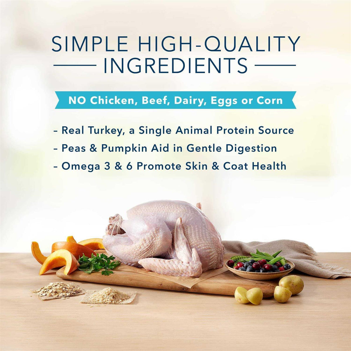 Turkey & Potato Small Breed Dry Dog Food P6096