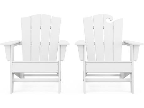 2-Piece Adirondack Chair Set in Pacific Blue V112482