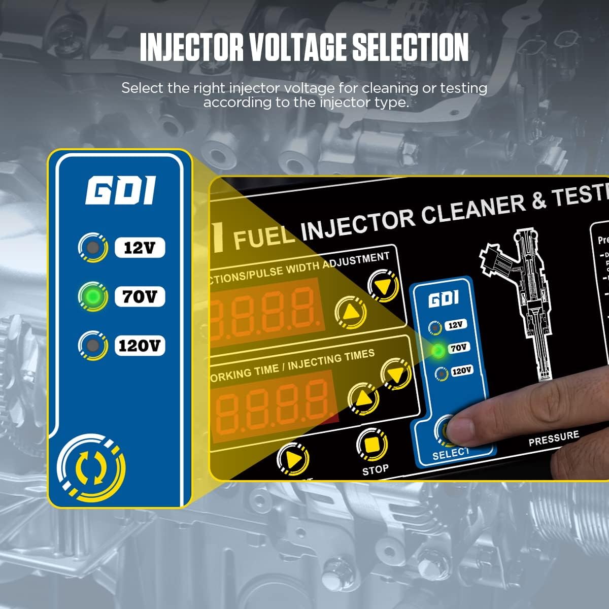 110V/220V Fuel Injector Cleaner & Tester P59470