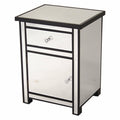 1 Drawer 1 Door Black Accent Cabinet X33743