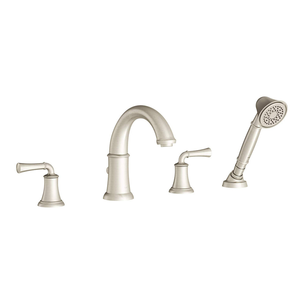 Brushed Nickel Roman Tub Filler with Personal Shower L3210