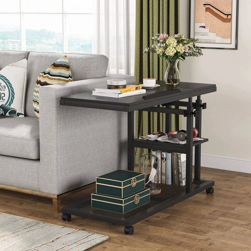 Height Adjustable C Table Brown G59924