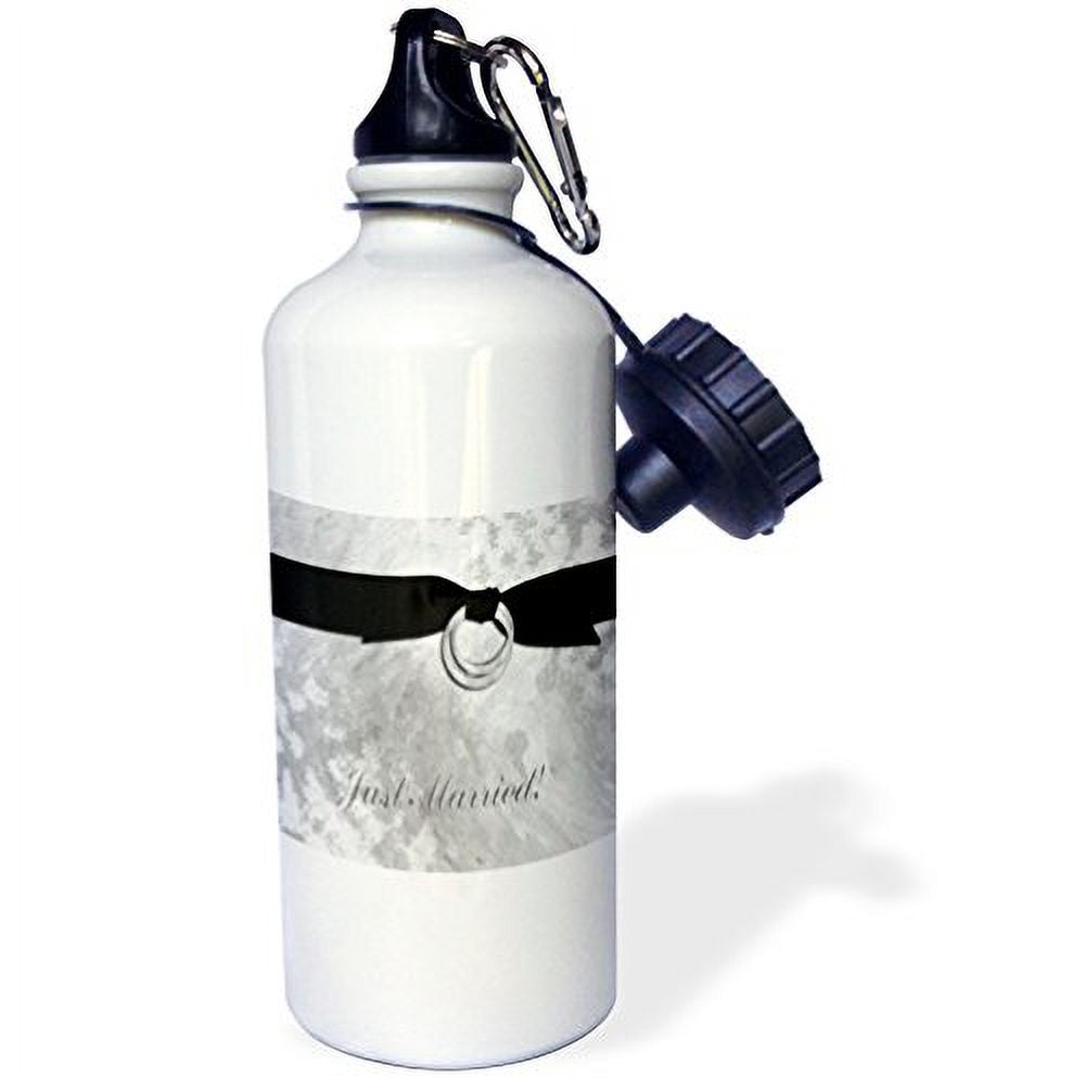 Silver 21 oz Sports Water Bottle K8205