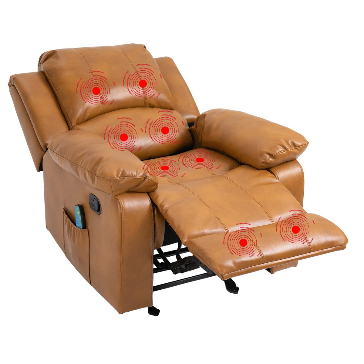 Faux Leather Power Lift Recliner Chair with Remote Control Q327084