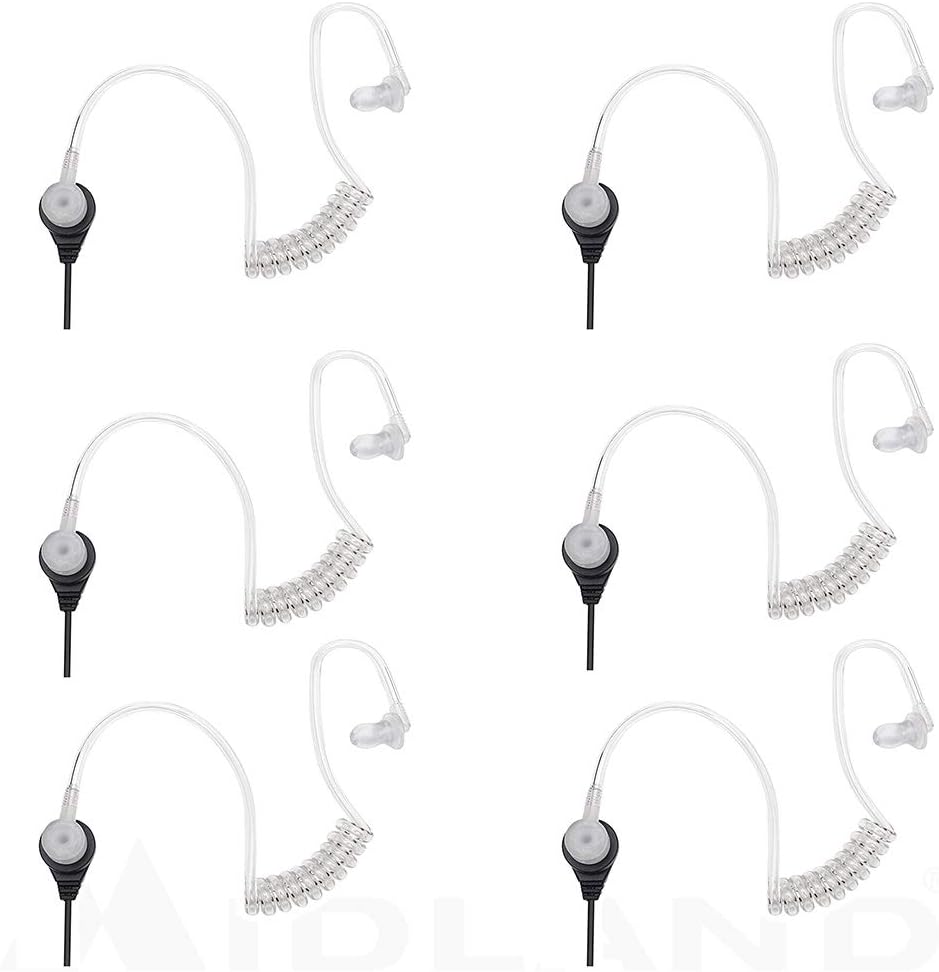 Transparent Security Headsets with PTT/VOX (4-Pack) L6868