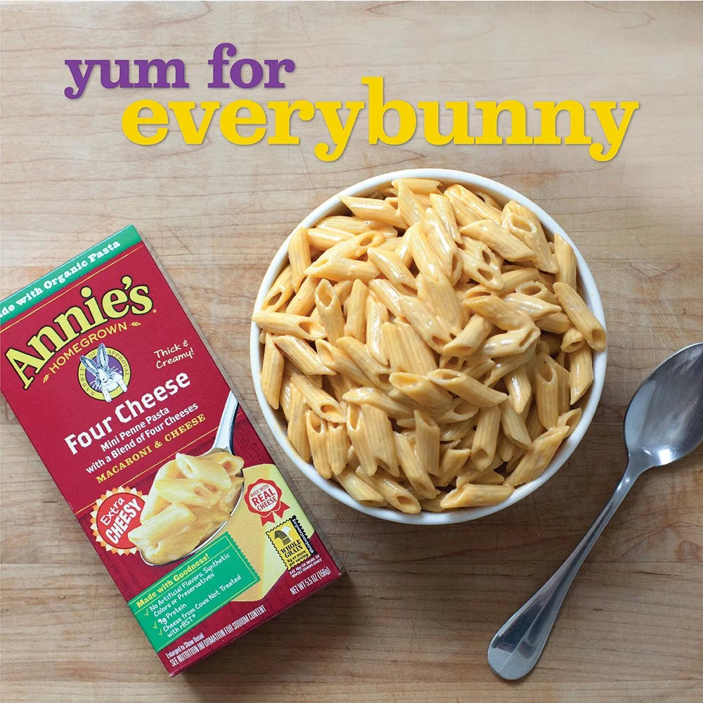 Four Cheese Penne Macaroni and Cheese Dinner with Organic Pasta, 5.5 OZ Y766