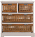 4 Drawer Storage Unit Grey L2124