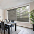 Cordless Room Darkening 2.5 in. Premium Faux Wood Blind E500898